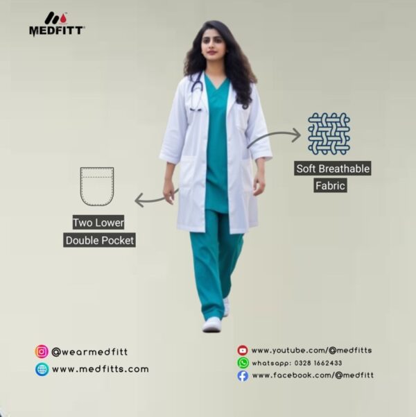 Women Lab Coats for Doctors & Medical Professionals - Image 2