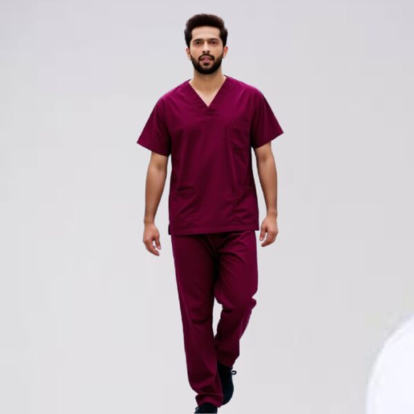 Maroon Medical Scrub